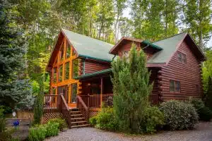 Log,Mountain,Cabin,Deep,In,The,Woods log cabin insurance