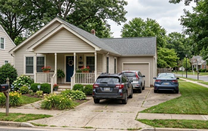 Rent-by-the-room property with tenants sharing common living spaces.
